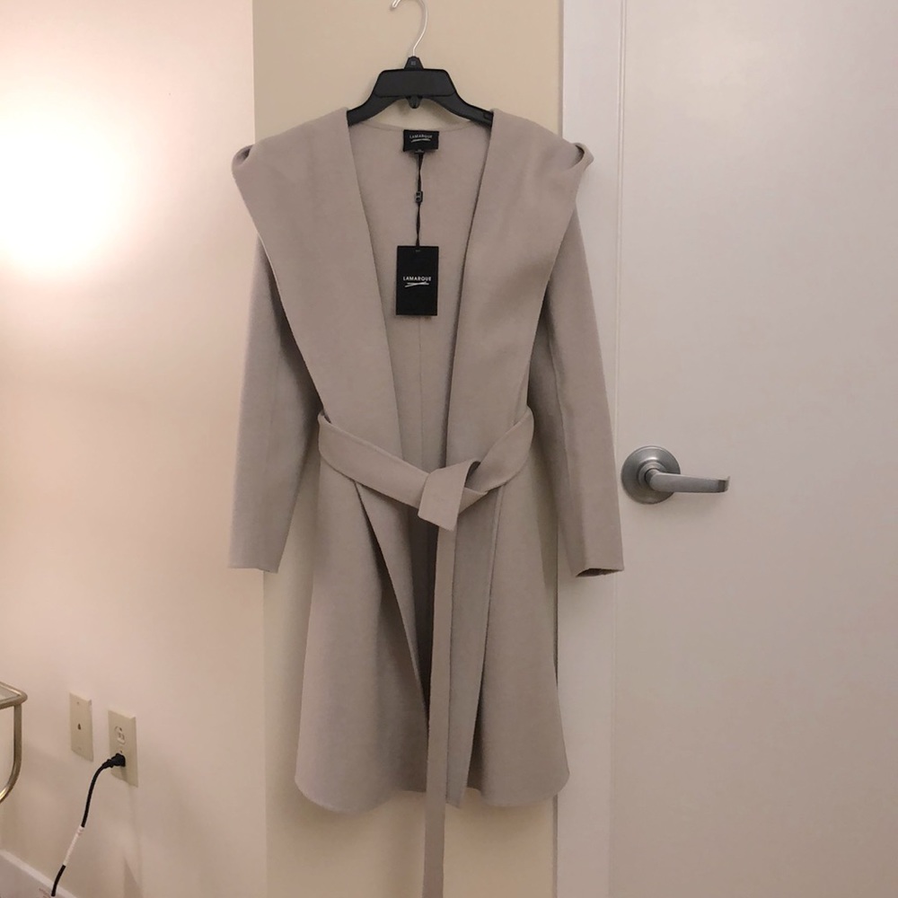 La Marque Willow wool coat w hood